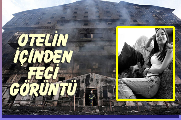 Grand Kartal Oteli'nin içerisinden korkunç görüntüler.. Ters yöne gidince canından oldu